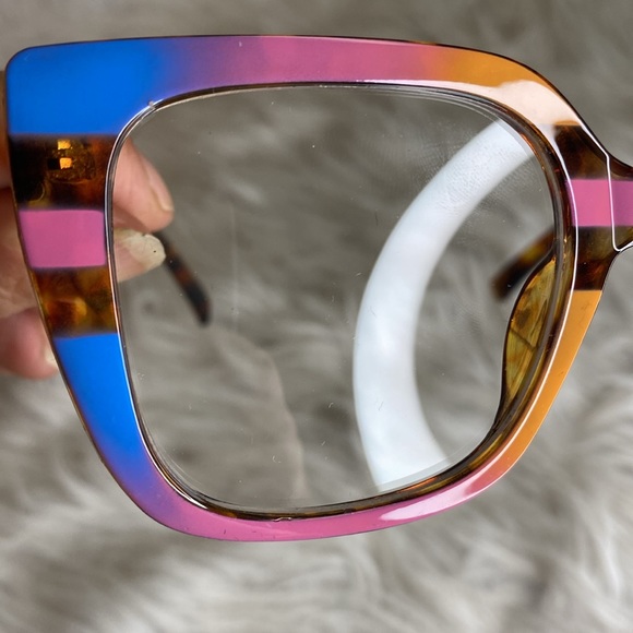 Vintage Anti Blue Light Optical Cat Eye Sexy Ladies Glasses Women Luxury Brand - Picture 8 of 8